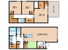 美里2丁目戸建 3LDKの間取り