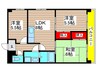 小島ビル 3LDKの間取り