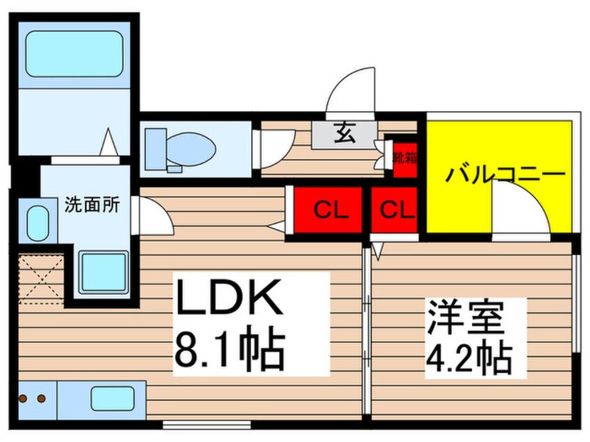 間取図 メゾン星宮