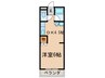 藤ケ丘レジデンス 1DKの間取り