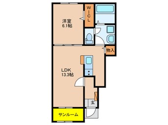 間取図 ディセントラ西五城Ⅰ