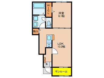 間取図 ディセントラ西五城Ⅰ