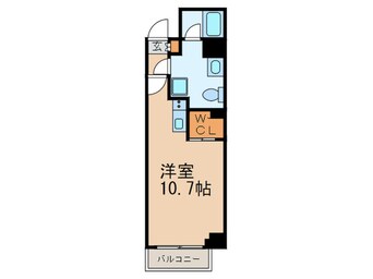 間取図 moderate名駅