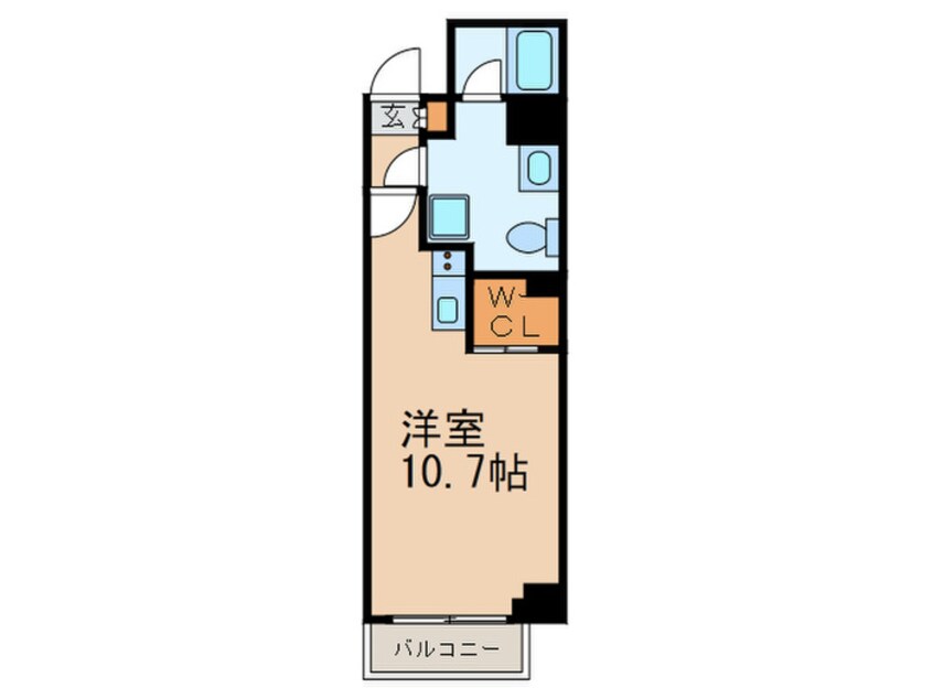 間取図 moderate名駅