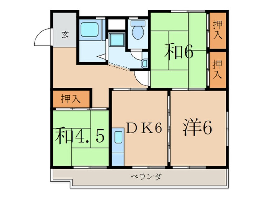 間取図 レヂデンス楠