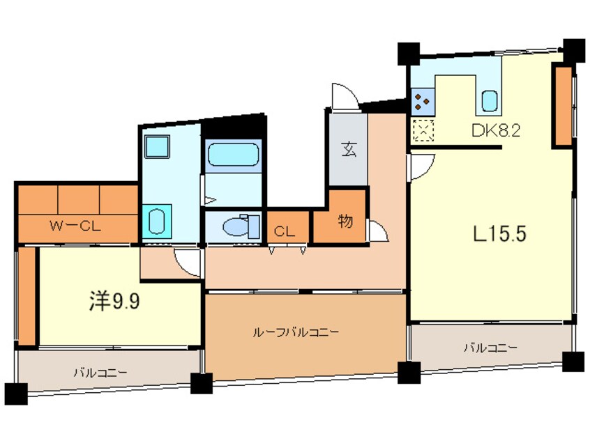 間取図 アークポイント