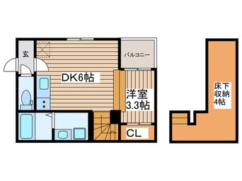 間取図 アダージョ六番町