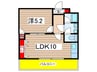 第２中央ビルディング 1LDKの間取り