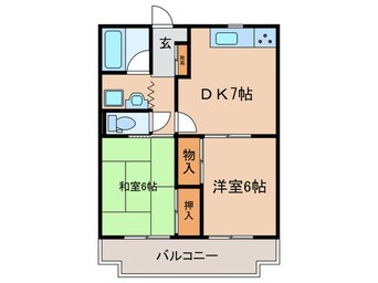 間取図 メゾン大曽根