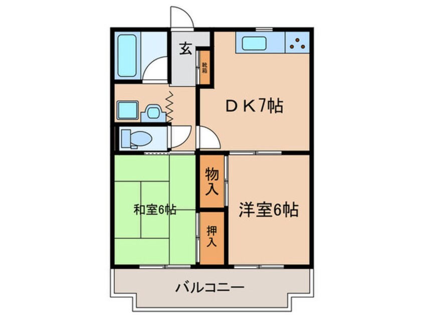 間取図 メゾン大曽根