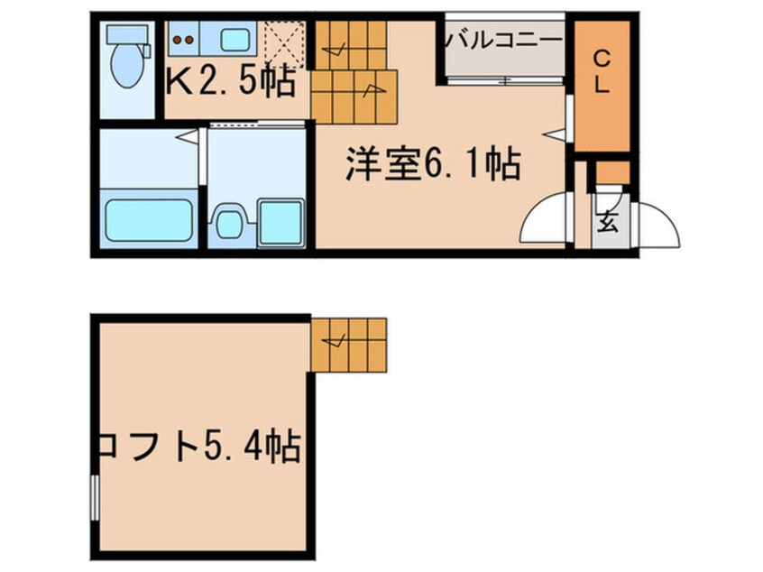 間取図 サンブラスハイム大曽根