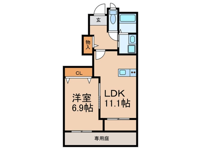 間取り図 グリーン　ドエル