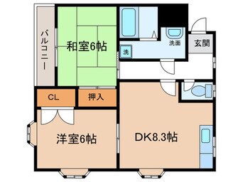 間取図 栄グランドハウス