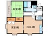 栄グランドハウス 2DKの間取り