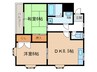 栄グランドハウス 2DKの間取り
