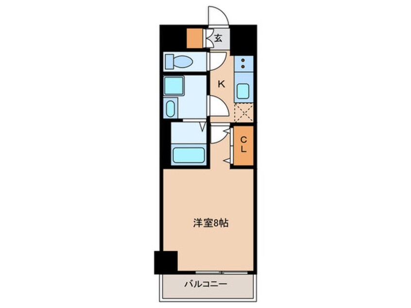 間取図 プレイズシード名駅北