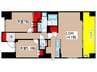 ｼﾃｨﾃﾗｽ名古屋代官町（507） 2LDKの間取り
