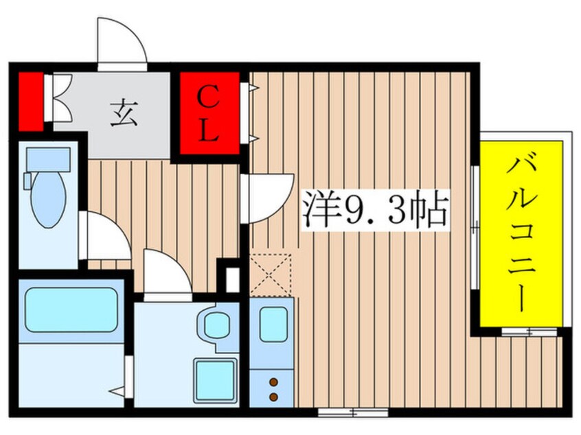 間取図 ルシエル東海通ノース