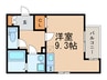 ルシエル東海通ノース 1Rの間取り