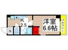 KATES　HOUSE 1Kの間取り