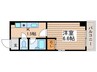 KATES　HOUSE 1Kの間取り