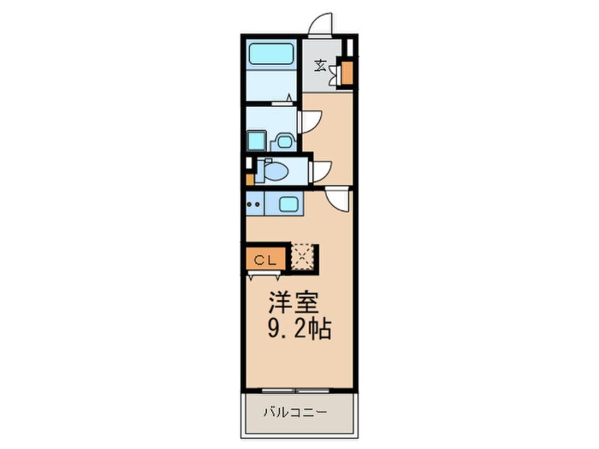 間取図 ルシエル東海通サウス