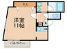 レジデンス内山町 1Rの間取り