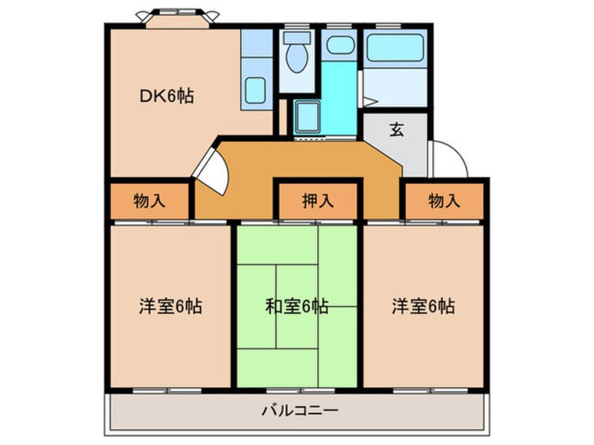 間取図 衣浦マンション　Ｃ棟