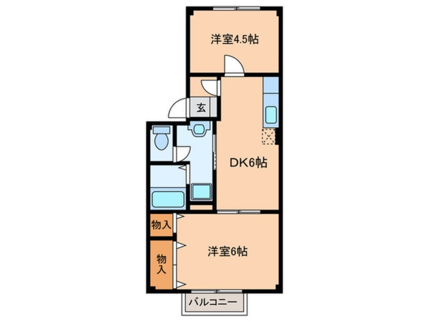 間取図 メイプルリ－フ
