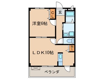 間取図 フォレストKM3