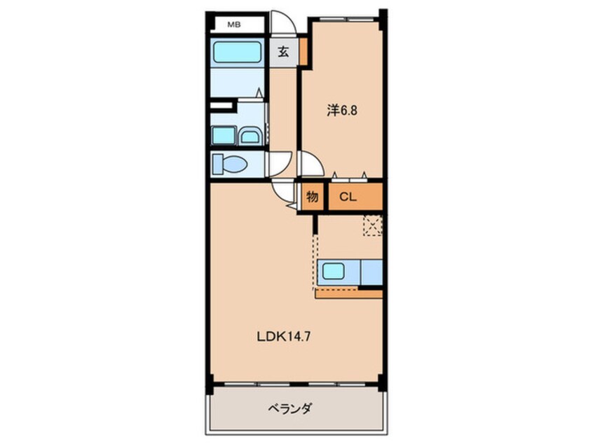間取図 ザ・ウイングＳ