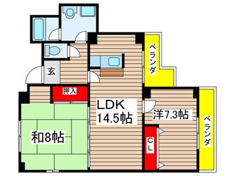 間取図 シルク壱番館