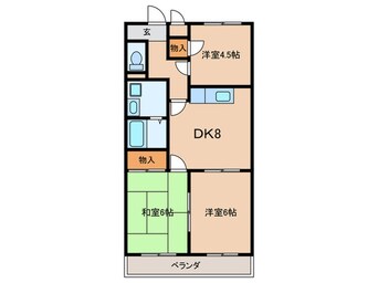 間取図 アピカル千王