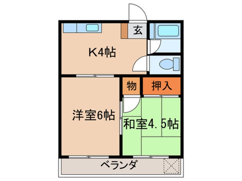 間取図 出町ハイツ