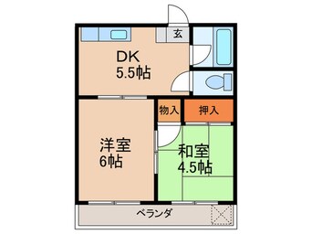 間取図 出町ハイツ