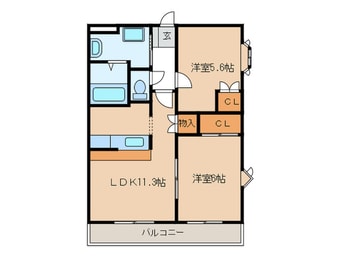 間取図 プラスパ・ダイトク