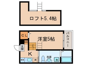 間取図 サンクマーレ福住