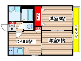 間取図 シャトレ白竜