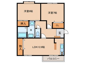 間取図 エクシ－ドⅠ