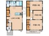 岩倉市昭和町貸家　東棟 3LDKの間取り