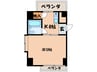 ２１０ルミエール 1Kの間取り