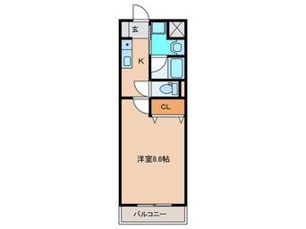 間取図 コモンガル小垣江