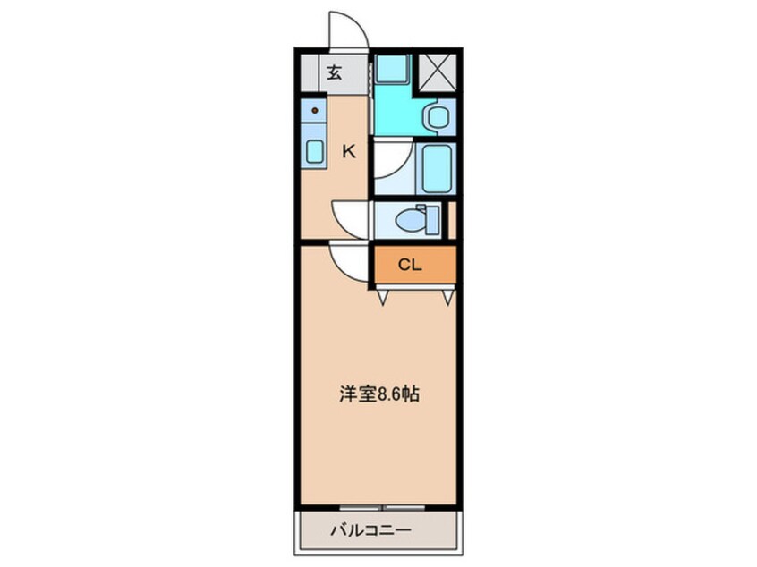 間取図 コモンガル小垣江