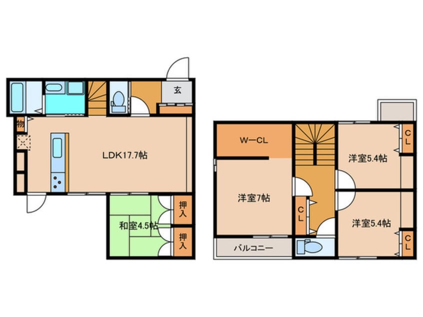 間取図 桜木町桜木戸建