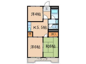 間取図 サンハイツ豊