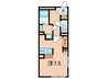 LUORE大曽根NORTH 1Rの間取り