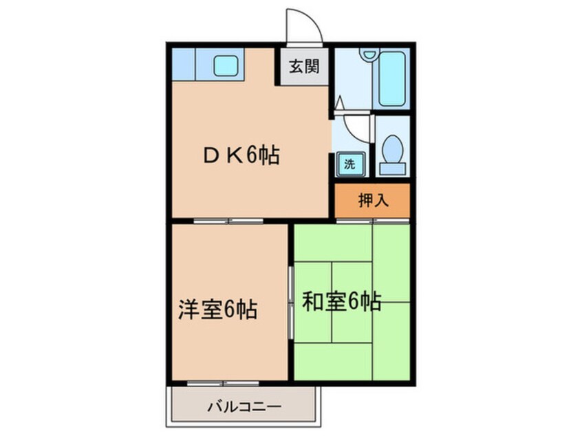 間取図 タウニーＩＴＯ