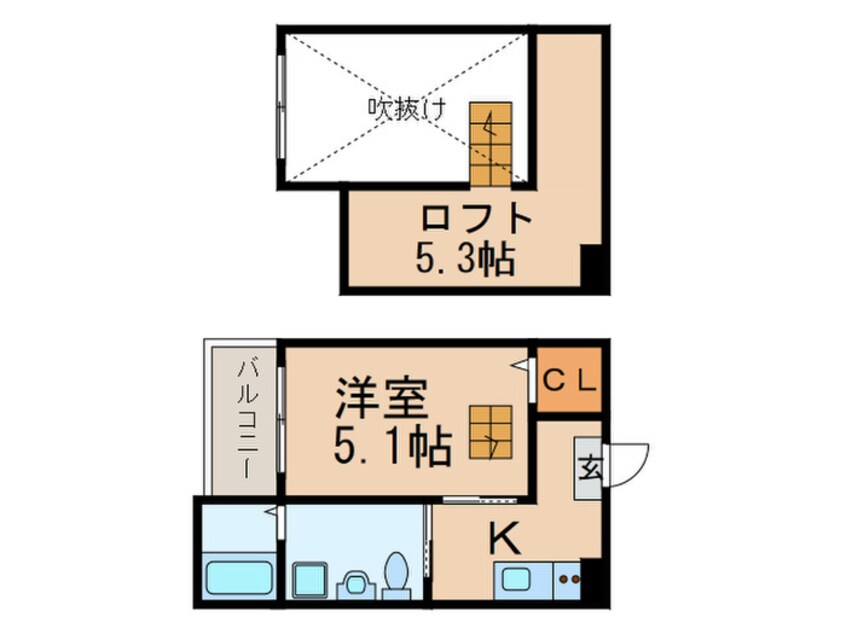 間取図 ヴィレッタ大正町