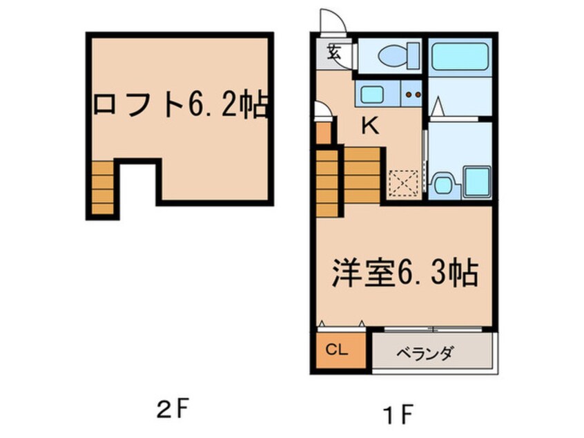 間取図 ロジュマン・ユイット
