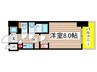CREST TAPP新栄 1Kの間取り
